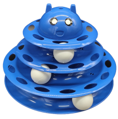 Catlife 3 Katlı Plastik Kedi Oyuncağı Renkli 25x18 Cm