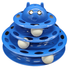 Catlife 3 Katlı Plastik Kedi Oyuncağı Renkli 25x18 Cm