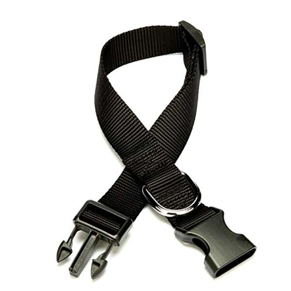 Doggie Classic  Dokuma Köpek Boyun Tasması Medium Siyah 3x45-60 Cm