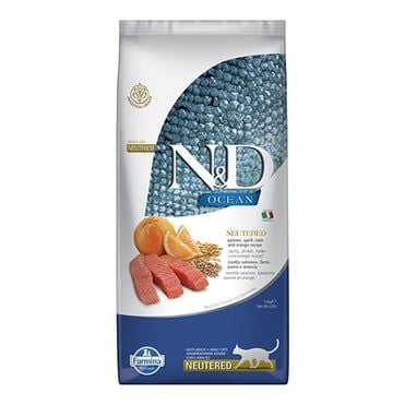 N&D Ocean Somonlu ve Portakallı Kısırlaştırılmış Kedi Maması