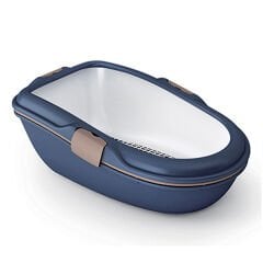 Stefanplast Furba Elekli Açık Kedi Tuvaleti Mavi 69x47x26 Cm