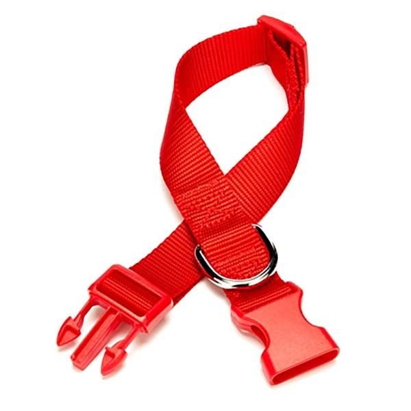Doggie Classic  Dokuma Köpek Boyun Tasması Medium Kırmızı 3x45-60 Cm