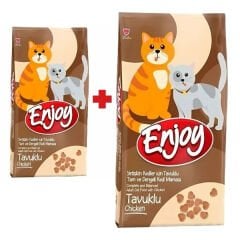 Enjoy Tavuklu Yetişkin Kedi Maması 2x15 Kg
