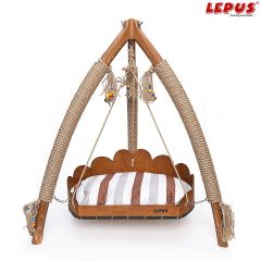 Lepus Retro Hamak Köpek Yatağı 76x76x85 Cm
