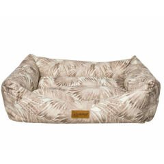 Dubex Makaron Dikdörtgen Yatak VR13 Kahverengi Yapraklı (XL) 95x70x22h Cm