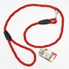 Euro Dog Reflektörlü Köpek Uzatma Tasması Kırmızı 13 Mm 120 Cm