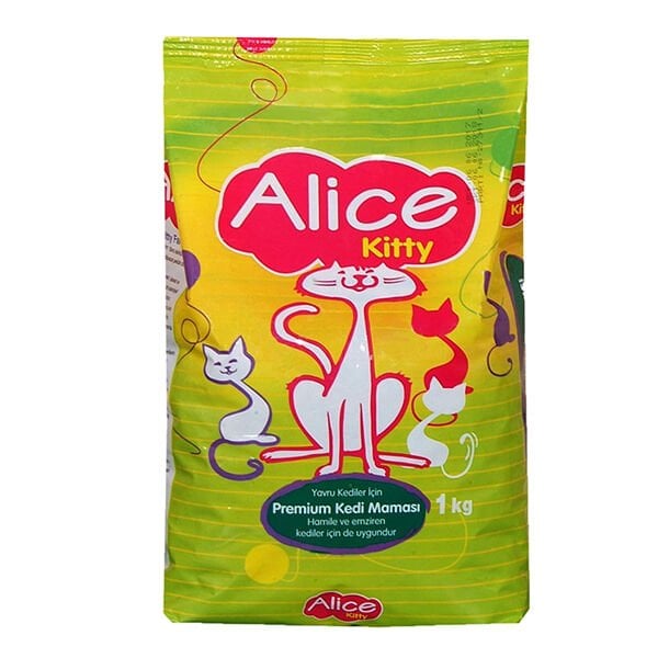 Alice Kitty Tavuklu Yavru Kedi Maması 1 Kg