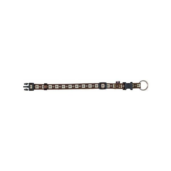 Trixie Köpek Boyun Tasması Desenli Large Kahverengi 20 Mm 35-55 Cm