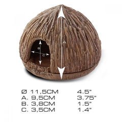 Exo Terra Coconut Cave Sürüngen Yuvalama ve Yumurtalama Postu