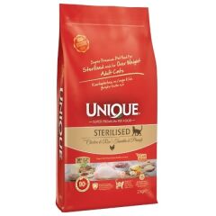 Unique Tavuk Etli Kısırlaştırılmış Yetişkin Kedi Maması 10+2 Kg Hediyeli