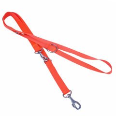 Doggie Classic Dokuma Köpek Gezdirme Tasması Medium Turuncu 2x120-190 Cm