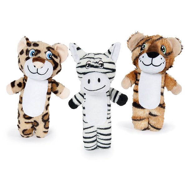 Karlie Peluş Zebra Köpek Oyuncağı Beyaz/Siyah 23 Cm