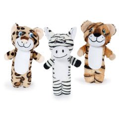 Karlie Peluş Zebra Köpek Oyuncağı Beyaz/Siyah 23 Cm