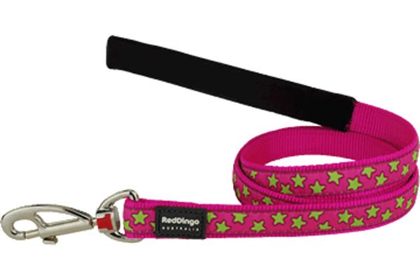 Red Dingo Pembe Üzerine Lime Yıldızlı Uzatma 15mm