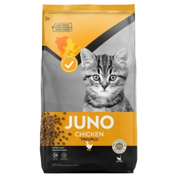 Juno Tavuklu Yavru Kedi Maması 2 Kg