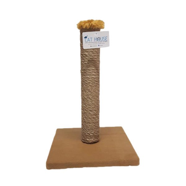 Cat Hause T01 Kedi Tırmalama Tahtası Kahverengi 28x28x42 Cm