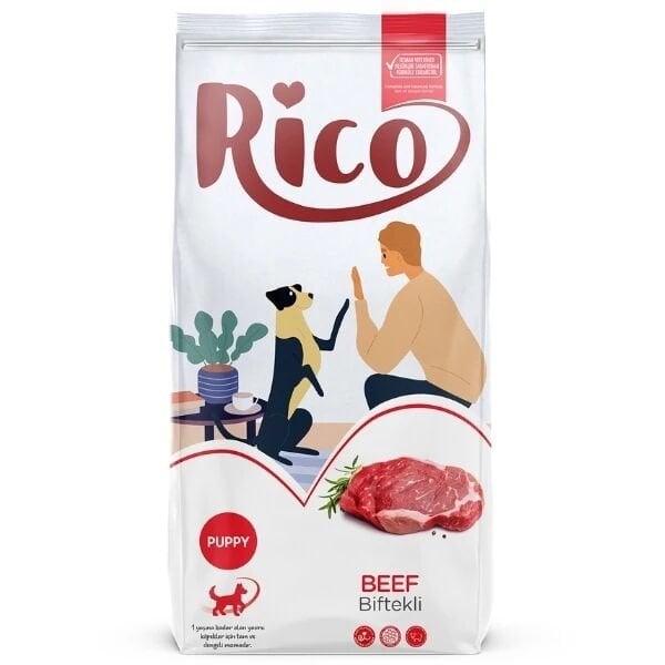 Rico Biftekli Yavru Köpek Maması 3 Kg