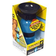 Aqua Dog Portatif Köpek Seyahat Suluğu 18 Oz Mavi