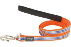 Red Dingo Adjustable Fang It Desenli Köpek Uzatma Tasması Turuncu 15 Mm