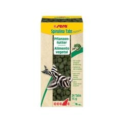 Sera Spirulina Tabs Nature Bitkisel Balık Yemi 24 Tablet 15 gr