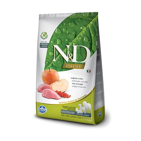 N&D Prime Domuzlu Orta ve Büyük Irk Yetişkin Köpek Maması 12 Kg