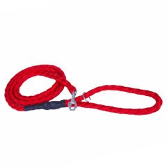 Doggie Örgülü Dokuma Köpek Gezdirme Tasması Medium Kırmızı 2x100 Cm