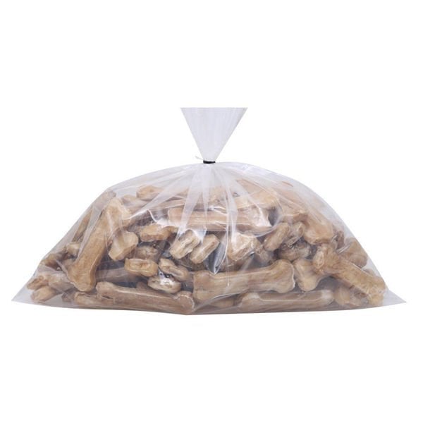 Delibon Deri Pres Kemik Köpek Ödülü Naturel 12 Cm 5 Kg