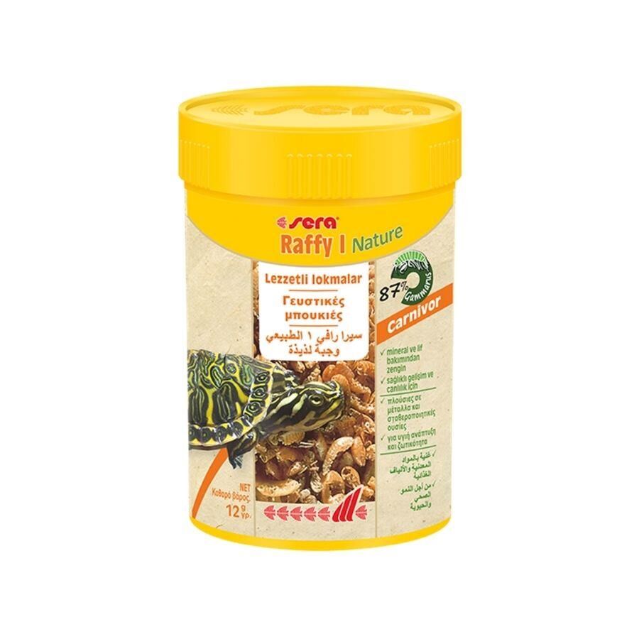 Sera Raffy I Nature Gammarus Lezzetli Lokmalar Kaplumbağa Yemi 100 ml