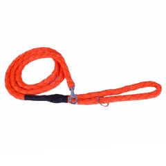Doggie Örgülü Dokuma Köpek Gezdirme Tasması Medium Turuncu 2x100 Cm