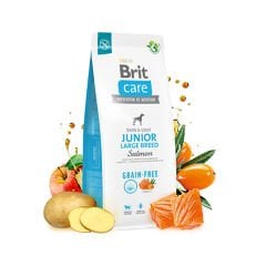 Brit Care Tahılsız Skin & Coat Somonlu Büyük Irk Yavru Köpek Maması 3 Kg