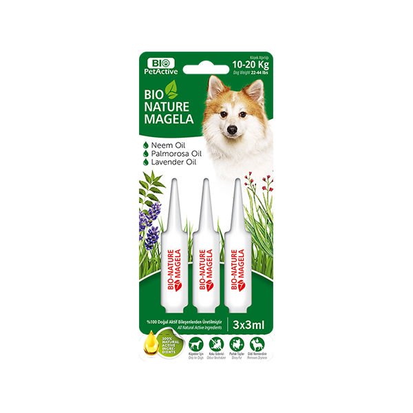 Bio Pet Active Bio Nature Köpek Tüy ve Deri Bakım Damlası 3x3 Ml