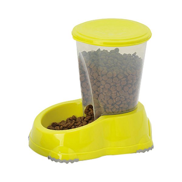 Moderna Smart Kedi ve Köpek Saklamalı Mama Kabı Sarı 3 Lt