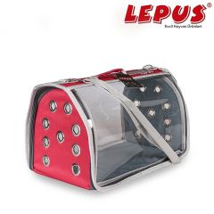 Lepus Şeffaf Fly Bag Pembe M 25x40x25h cm