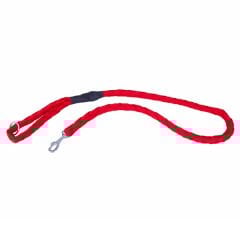 Doggie Örgülü Dokuma Köpek Gezdirme Tasması Medium Kırmızı 2.5x100 Cm