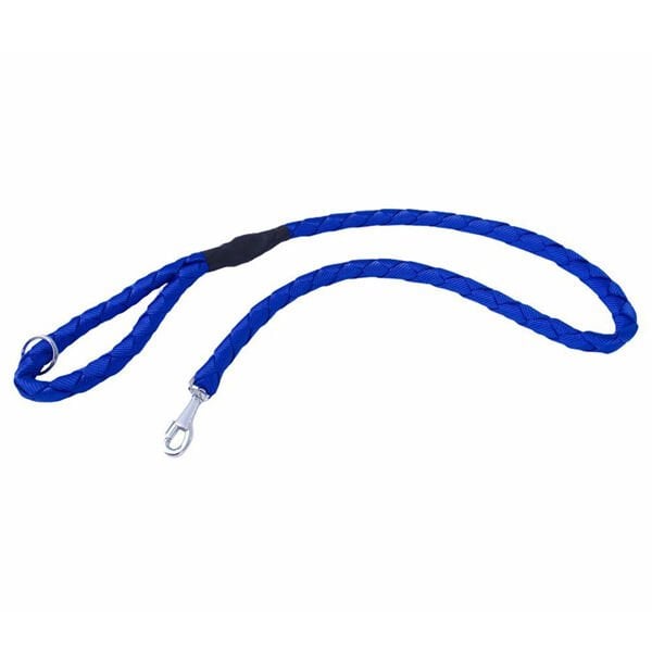 Doggie Örgülü Dokuma Köpek Gezdirme Tasması Medium Mavi 2.5x100 Cm