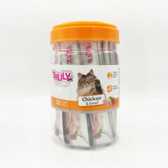 Truly Tavuklu ve Biftekli Sıvı Kedi Ödül Maması 14 Gr 30 Adet