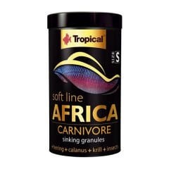 Tropical Softline Africa Africa Balıkları için Yumuşak Taneli Balık Yemi Small 250 Ml 150 Gr