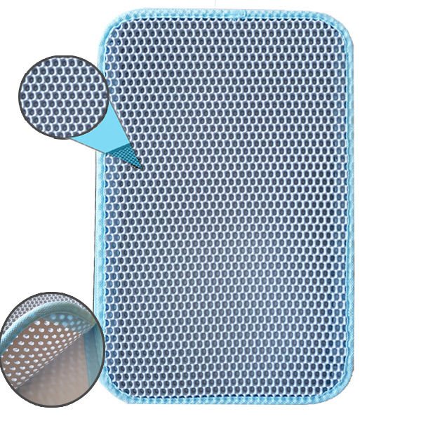 Pets Kedi Elekli Kum Toplama Paspası Mavi 66x116 Cm