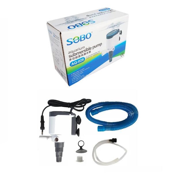 Sobo BO-028 Akvaryum için Adaptörlü Dip Sifonu 1700 Lt/h 28 W