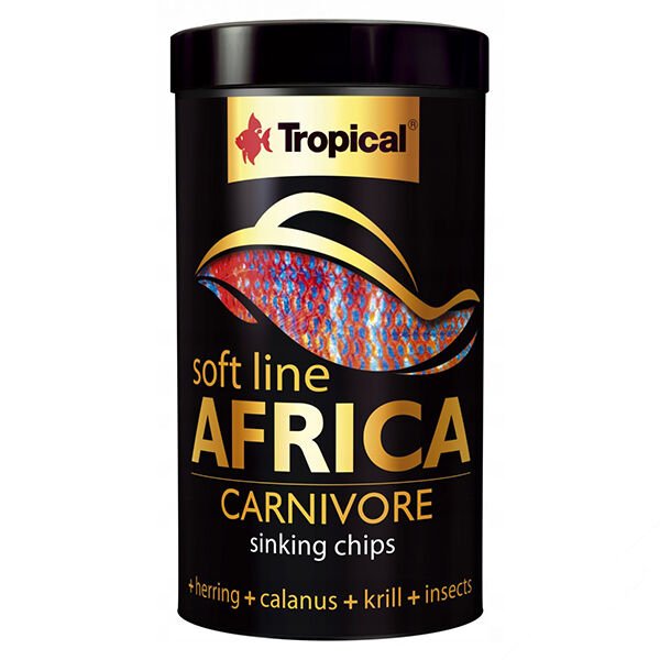 Tropical Softline Africa Africa Balıkları için Yumuşak Taneli Balık Yemi Medium 250 Ml 130 Gr