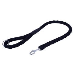 Doggie Örgülü Dokuma Köpek Gezdirme Tasması Medium Siyah 3x100 Cm