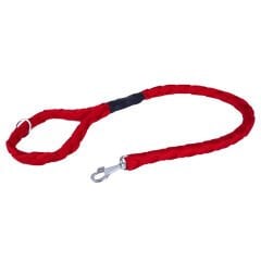 Doggie Örgülü Dokuma Köpek Gezdirme Tasması Medium Kırmızı 3x100 Cm