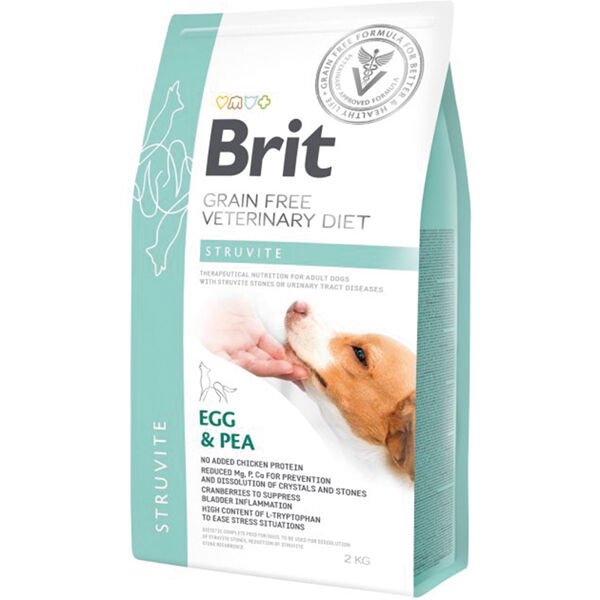 Brit Veterinary Diet Struvite İdrar Yolu Sağlığı Destekleyici Tahılsız Köpek Maması 2 Kg