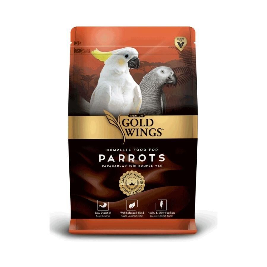 Gold Wings Premium Papağan Kuş Yemi 1 kg