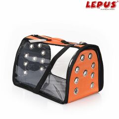 Lepus Şeffaf Fly Bag Turuncu M 25x40x25h cm
