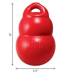 Kong Tutamaçlı Sesli Top Köpek Oyuncağı Medium 27 Cm