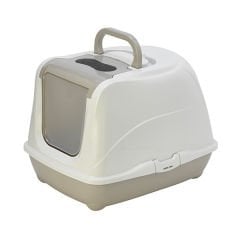 Moderna Flip Jumbo Kapalı Kedi Tuvaleti Gri 44x57.5x41 Cm