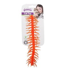 Pawise Kırkayak Plastik Kedi Oyuncağı Turuncu