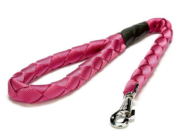Doggie Örgülü Dokuma Köpek Gezdirme Tasması Medium Mor 3x100 Cm