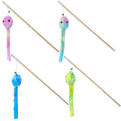 Eastland Ahşap Saplı Peluş Fareli Kedi Oltası 40 cm 1 Adet